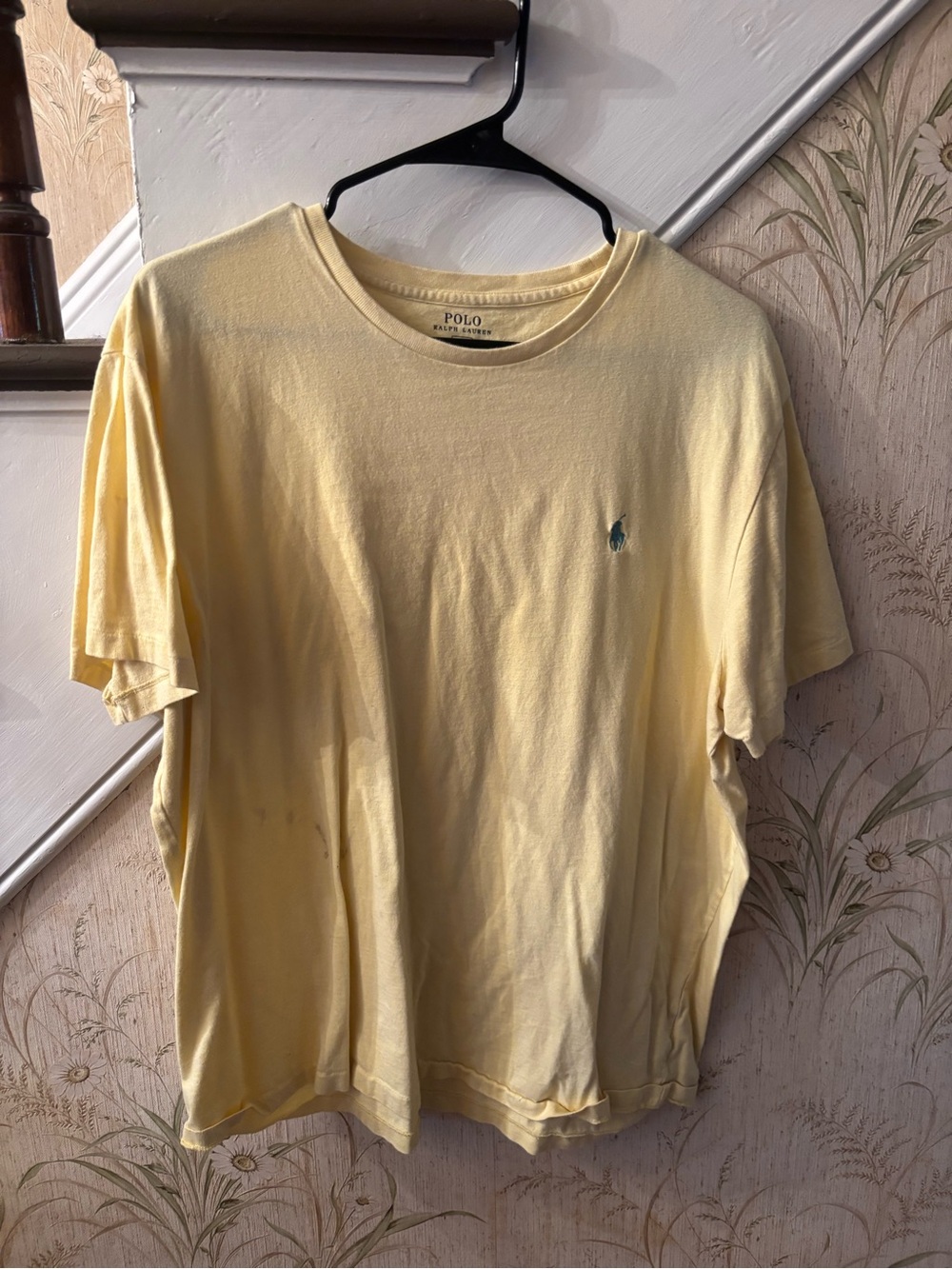 Polo by Ralph Lauren Light Yellow Short Sleeve Crew Tee